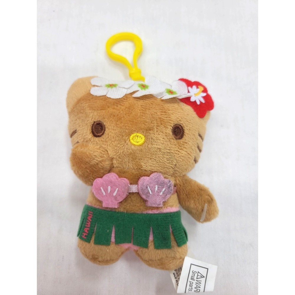 Hello Kitty® Plush 4" w/ Strap - Hula Kiss Sanrio®